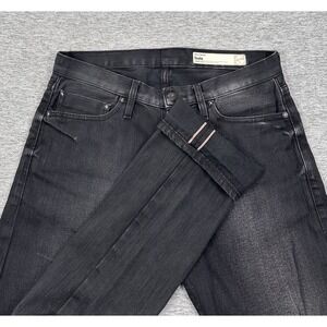 Deus Ex Machina Jeans Mens 31x34 Black Selvedge Japanese Denim Isola USA Made